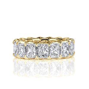 8.3 Carat Radiant Band | Brilliant White | 14K White Gold | Timeless Brilliance | Signature