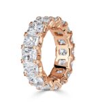 8.3 Carat Radiant Band | Brilliant White | 14K Rose Gold | Radiant Elegance | High Jewellery - Image 2