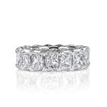 8.3 Carat Radiant Band | Brilliant White | 14K White Gold | Signature Sophistication