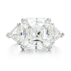 8.5 Carat Assher Cut Statement | Brilliant White | VVS | 14K White Gold