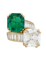 8 Carat Emerald-cut Statement | 14K White Gold | Timeless Brilliance