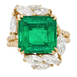 8 Carat Emerald-cut Statement | 14K White Gold | Heirloom-Worthy Glow