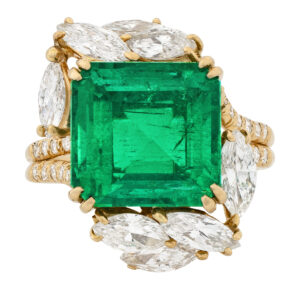 8 Carat Emerald-cut Statement | 14K White Gold | Heirloom-Worthy Glow