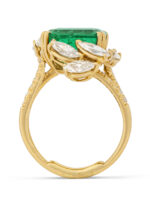 8 Carat Emerald-cut Statement | 14K White Gold | Signature Sophistication - Image 5