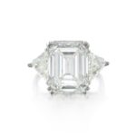 8 Carat Emerald-cut Statement | Type IIa | FL/IF | 14K White Gold - Image 2