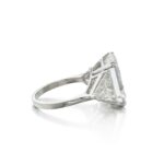 8 Carat Emerald-cut Statement | VVS | 14K White Gold | Precision-Cut Radiance - Image 2