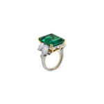 8 Carat Emerald-cut Statement | 14K White Gold | Radiant Elegance | Heirloom - Image 3