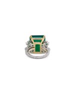 8 Carat Emerald-cut Statement | 14K White Gold | Radiant Elegance | Heirloom - Image 6