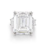 8 Carat Emerald-cut Statement / H color | SI | 14K White Gold | Radiant Elegance - Image 2