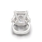 8 Carat Emerald-cut Statement / H color | SI | 14K White Gold | Radiant Elegance - Image 4