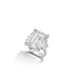 8 Carat Emerald-cut Statement / H color | SI | 14K White Gold | Radiant Elegance - Image 5