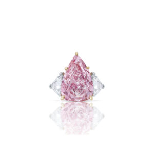 8 Carat Pear Statement | Fancy Pink | 14K White Gold | A Crown-Worthy Fancy Rarity