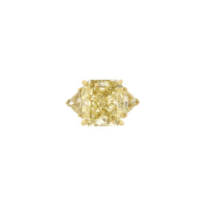 8 Carat Cushion Statement | Fancy Yellow | 14K White Gold | A Crown-Worthy Fancy Rarity