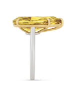 8 Carat Pear Statement | Fancy Yellow | 14K White Gold | Sunlit Royal Radiance | Signature - Image 3