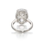 8 Carat Oval Statement | Brilliant White | 14K White Gold | Refined Grandeur - Image 4