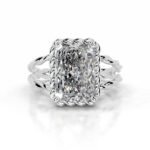 8 Carat Radiant Statement | Brilliant White / F color | VVS | 14K White Gold