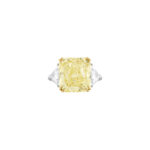 8 Carat Radiant Statement | Fancy Yellow | 14K White Gold | Sunlit Royal Radiance