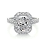 8 Carat Radiant Statement | Brilliant White | VS | 14K White Gold | Timeless Brilliance - Image 2