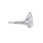 8 Carat Pear Statement | Brilliant White | SI | 14K White Gold | Radiant Elegance - Image 4