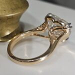 8 Carat Heart Shape Statement | Brilliant White | VVS | 14K White Gold - Image 2