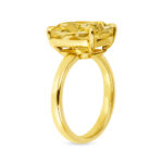 6 Carat Cushion Statement | Fancy Yellow | 18K Yellow Gold | Colour-Collector’s Treasure - Image 3