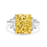 Radiant Statement | Fancy Yellow | SI | 18K Gold | Colour-Collector’s Treasure | Heirloom