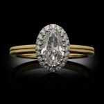 1 Carat Oval Statement | Brilliant White | 18K Gold | Graceful Brilliance | Signature