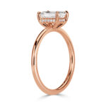 1.2 Carat Emerald Diamond Ring | 14K White Gold | Classic Charm | Signature - Image 3