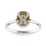 1.5 Carat Radiant Diamond Ring | Fancy Yellow | 14K White Gold | A Crown-Worthy Fancy Rarity - Image 5