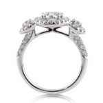 1.5 Carat Round Brilliant Diamond Ring | Brilliant White | 14K White Gold - Image 4
