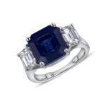 7 Carat Asscher Diamond Ring | SI | 18K Gold | Heirloom-Worthy Glow - Image 2