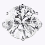 12 Carat Round Brilliant Diamond Ring | Brilliant White | 18K Gold | Unparalleled Brilliance