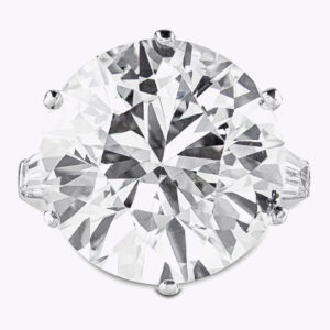 12 Carat Round Brilliant Diamond Ring | Brilliant White | 18K Gold | Unparalleled Brilliance