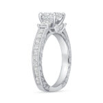 1.5 Carat Princess Diamond Ring | Brilliant White | 18K Gold | Classic Charm | Signature - Image 3