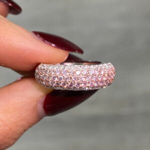 Round Brilliant Eternity Band | Fancy Yellow | 14K White Gold | A Crown-Worthy Fancy Rarity
