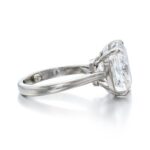 9 Carat Round Brilliant Statement | Brilliant White | 14K White Gold - Image 3