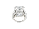 9 Carat Emerald-cut Statement / F color | VVS | 14K White Gold - Image 4