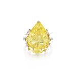 9 Carat Round Brilliant Statement | Fancy Yellow | 14K White Gold