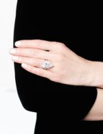 9 Carat Marquise Statement | Type IIa | Brilliant White / D color | FL/IF | 14K White Gold - Image 5