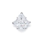 9 Carat Pear Statement | Type IIa | Brilliant White / D color | FL/IF | 14K White Gold