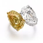 9 Carat Round Brilliant Statement | Fancy Yellow | 14K White Gold | Sunlit Royal Radiance
