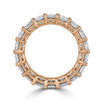 9 Carat Emerald Band | 18K White Gold | Signature Sophistication - Image 3