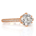 1.5 Carat Round Brilliant Diamond Ring | Brilliant White | 14K White Gold | Elegant Sparkle - Image 2