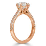 1.5 Carat Round Brilliant Diamond Ring | Brilliant White | 14K White Gold | Elegant Sparkle - Image 3