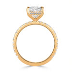 4 Carat Radiant Diamond Ring | Brilliant White | 14K White Gold | A Classic Statement - Image 4