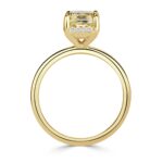 5 Carat Cushion Diamond Ring | Fancy Yellow | 14K White Gold | Rare Fancy-Color Splendour - Image 3