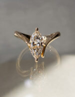 1.5 Carat Marquise Statement | Brilliant White | 14K White Gold | Classic Charm - Image 5