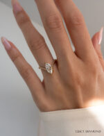 1.5 Carat Marquise Statement | Brilliant White | 14K White Gold | Classic Charm - Image 7