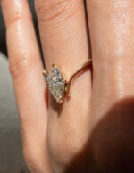 1.5 Carat Marquise Statement | Brilliant White | 14K White Gold | Classic Charm - Image 8