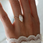 1.5 Carat Marquise Statement | Brilliant White | 14K White Gold | Classic Charm